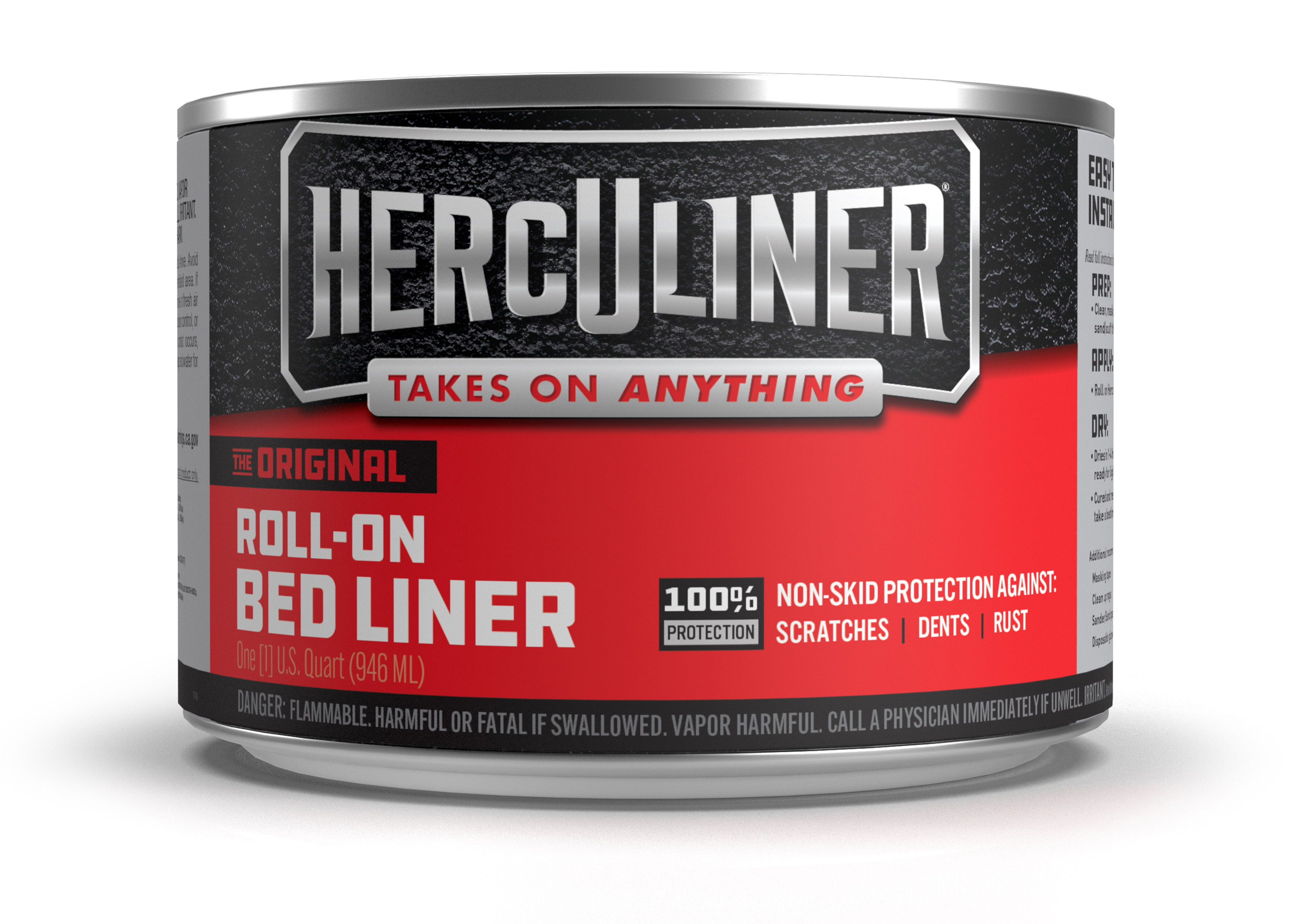 Herculiner&reg; The Original Roll-On Bed Liner - Quart